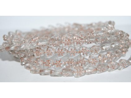 Flower on triangle 10mm - Pressed Beads