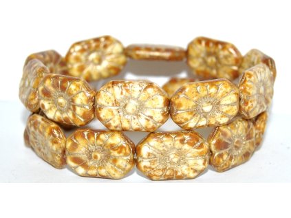 Flower in the rectangle 19x13WOOD IMITATION