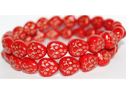 Strawberries 15x13mm