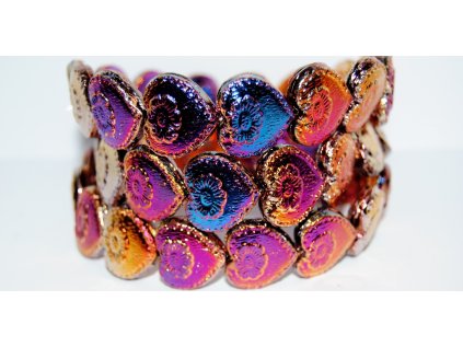 Hearts - 18x17mm - Pressed beads