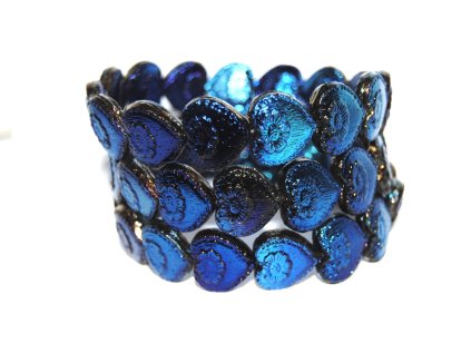 Hearts - 18x17mm - Pressed beads