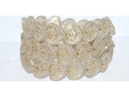 Hearts - 18x17mm - Pressed beads