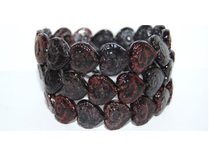 Hearts - 18x17mm - Pressed beads