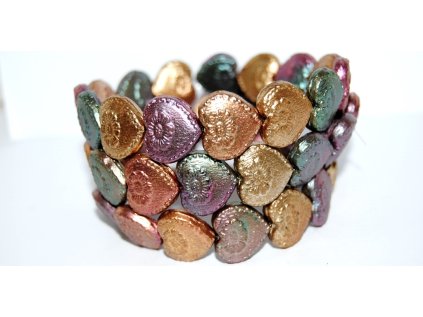 Hearts - 18x17mm - Pressed beads