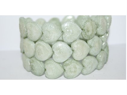 Hearts - 18x17mm - Pressed beads