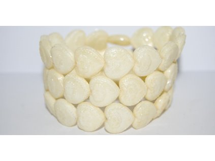 Hearts - 18x17mm - Pressed beads