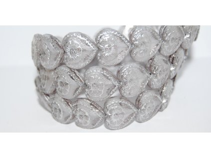 Hearts - 18x17mm - Pressed beads