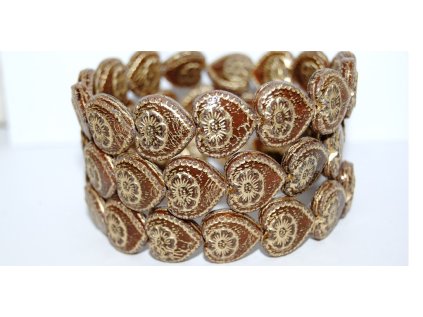 Hearts - 18x17mm - Pressed beads