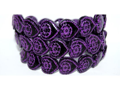 Hearts - 18x17mm - Pressed beads