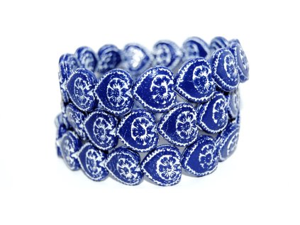 Hearts - 18x17mm - Pressed beads