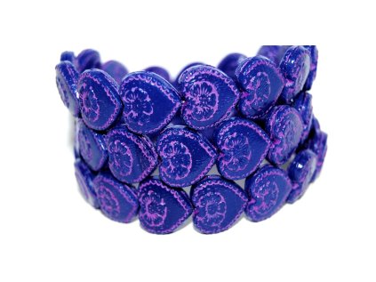 Hearts - 18x17mm - Pressed beads