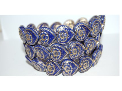 Hearts - 18x17mm - Pressed beads