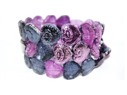 Hearts - 18x17mm - Pressed beads