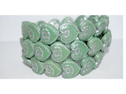 Hearts - 18x17mm - Pressed beads