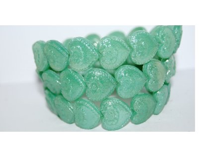 Hearts - 18x17mm - Pressed beads