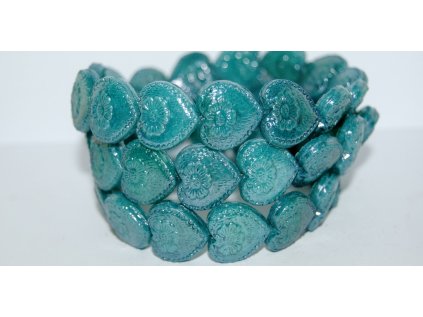 Hearts - 18x17mm - Pressed beads