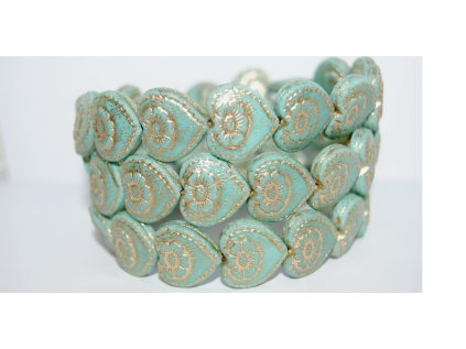 Hearts - 18x17mm - Pressed beads