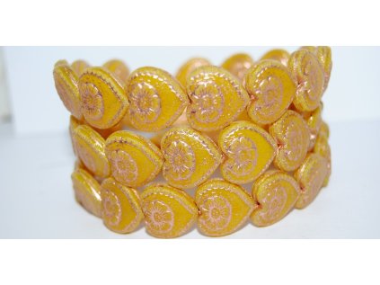 Hearts - 18x17mm - Pressed beads