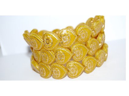 Hearts - 18x17mm - Pressed beads