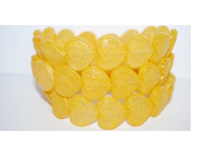 Hearts - 18x17mm - Pressed beads