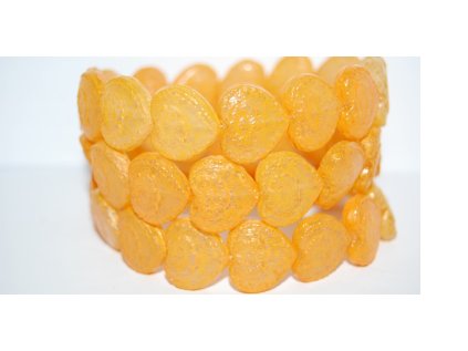 Hearts - 18x17mm - Pressed beads