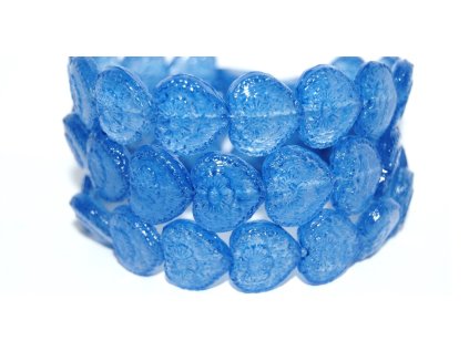 Hearts - 18x17mm - Pressed beads