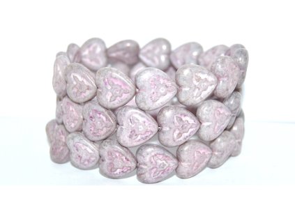 Hearts with Flowers 16x16mm