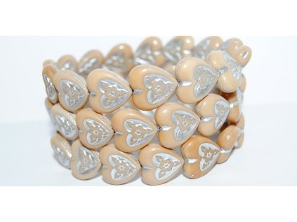 Hearts with Flowers 16x16mm