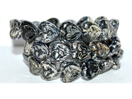 Hearts with Flowers 16x16mm