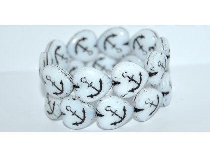 Hearts 17x16mm - with Anchor