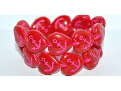 Hearts 17x16mm - with Anchor