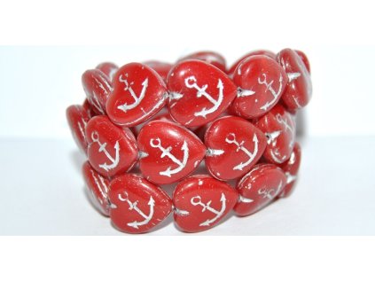 Hearts 17x16mm - with Anchor