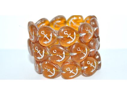 Hearts 17x10mm - with Anchor