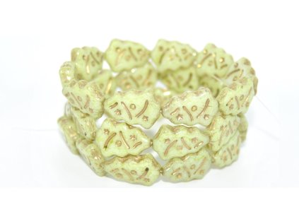 Christmas tree - beads 18x12mm