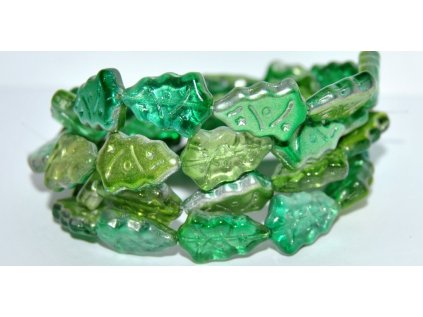 Christmas tree - beads 18x12mm