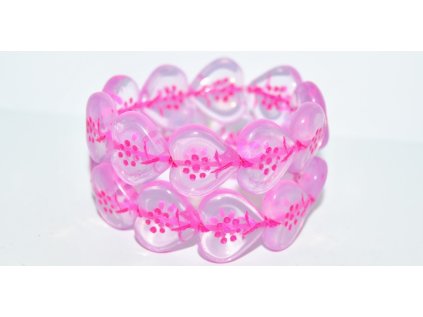 Hearts - beads 18x17mm