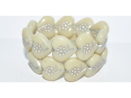 Hearts - beads 18x17mm