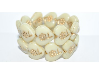 Hearts - beads 18x17mm