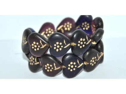 Hearts - beads 18x17mm