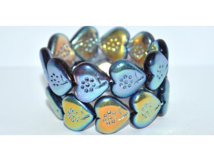Hearts - beads 18x17mm