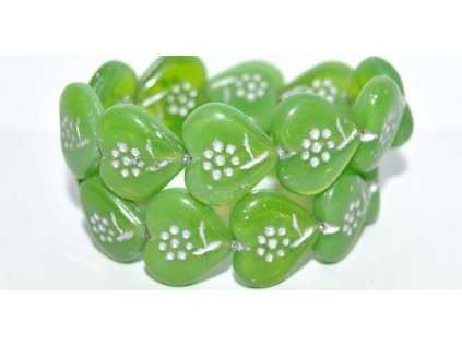 Hearts - beads 18x17mm