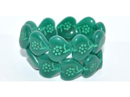 Hearts - beads 18x17mm