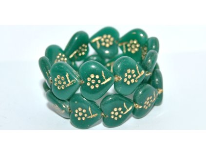 Hearts - beads 18x17mm
