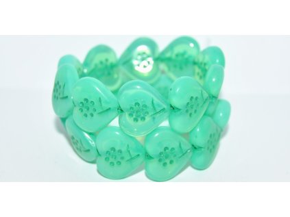 Hearts - beads 18x17mm