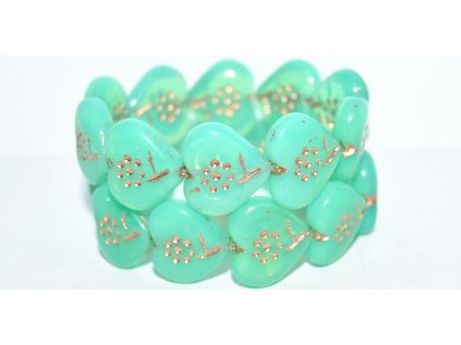 Hearts - beads 18x17mm