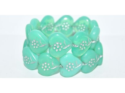 Hearts - beads 18x17mm
