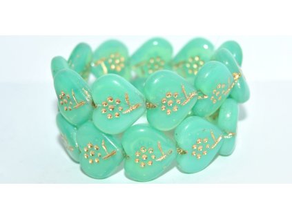 Hearts - beads 18x17mm