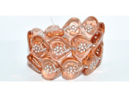 Hearts - beads 18x17mm