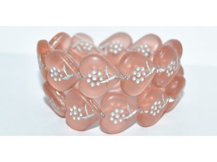 Hearts - beads 18x17mm