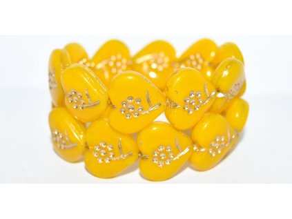 Hearts - beads 18x17mm